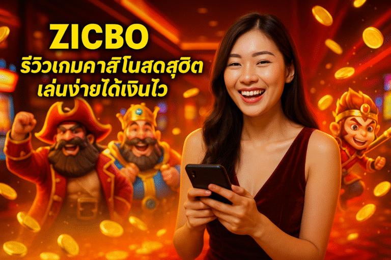 ZICBO รีวิวเกมคาสิโนสดสุดฮิต เล่นง่ายได้เงินไว