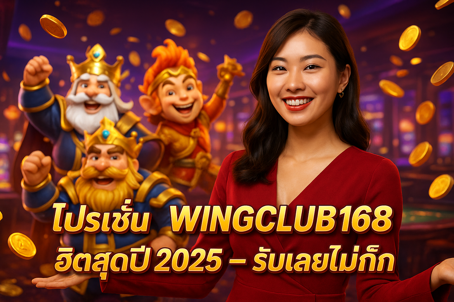 โปรโมชั่น WINGCLUB168 ฮิตสุดของปี 2025 รับเลยไม่กั๊ก