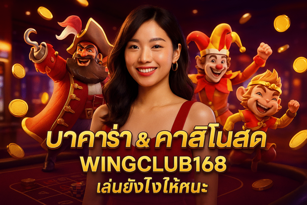 บาคาร่า & คาสิโนสด WINGCLUB168 เล่นยังไงให้ชนะ